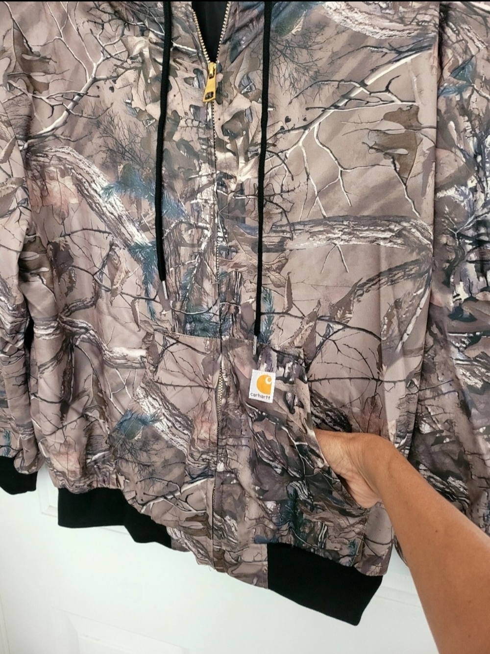 Realtree-style Camo Zip Hoodie - Picture 2 of 9
